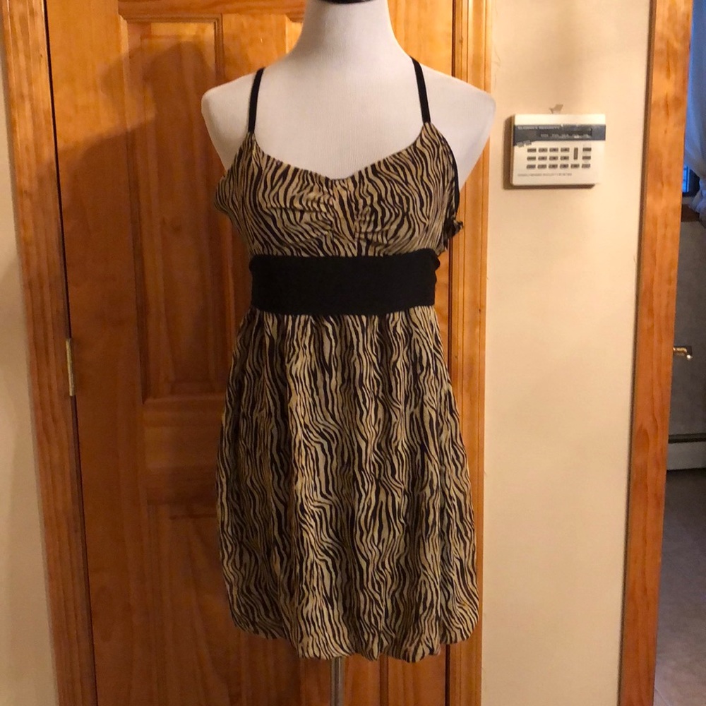 New w Tags attached. Guess animal print dress